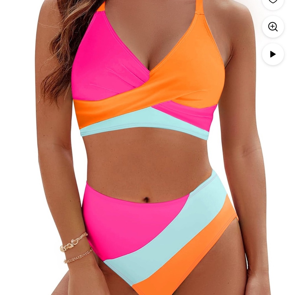 Colorful Women's Swimwear Set